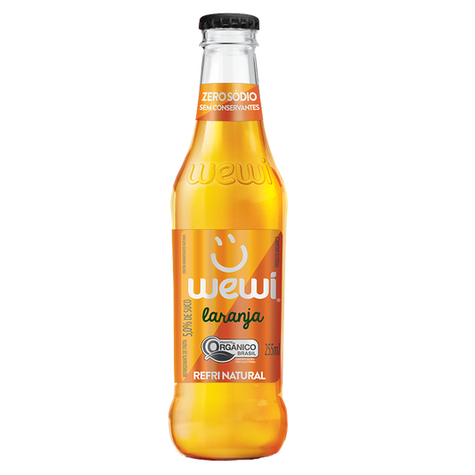 WEWI - BOISSON GAZEUSE ORANGE - BOITE DE 24x255ml - BB/MA: 12/OC/2024