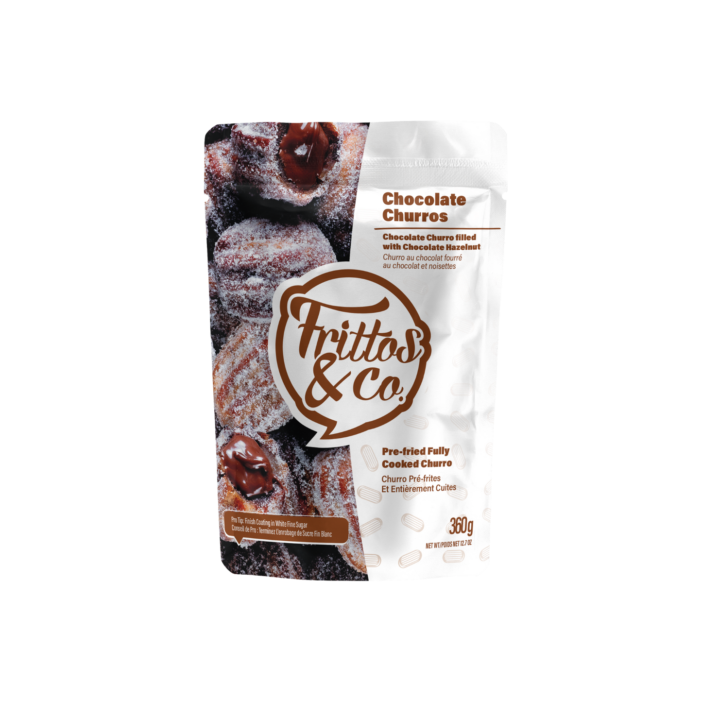 FRITTOS - CHURROS AU CHOCOLAT ET NOISETTES - BOITE DE 12x360g