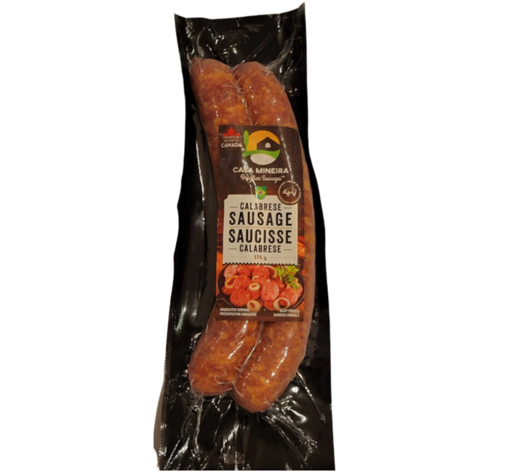 CASA MINEIRA - SAUCISSES AU PORC CALABRESA FUMEE- 12x375g - BB/MA: 04/AL/2025