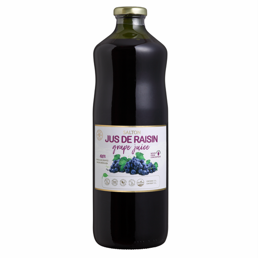 SALTON - JUS DE RAISIN ENTIER - BOITE DE 6x1.5l - BB/MA: 13/FE/2026