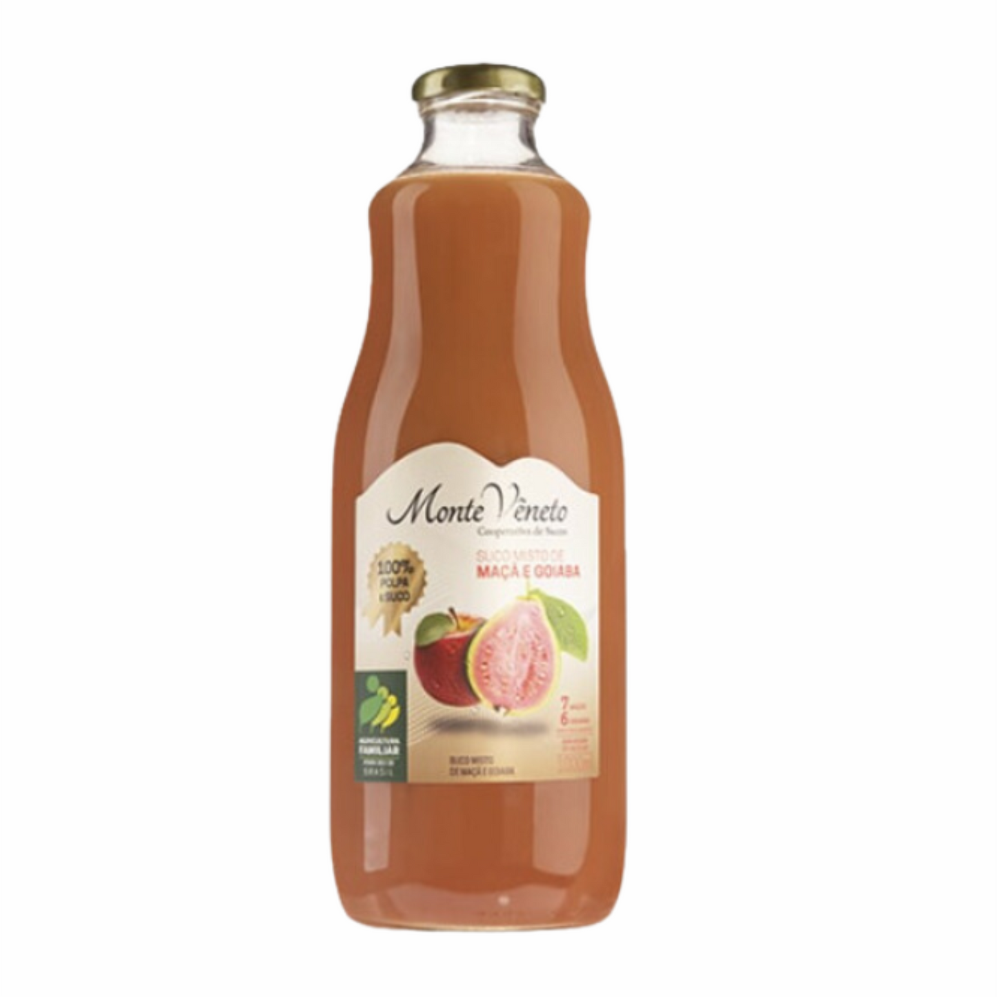 MONTE VENETO - JUS DE GOYAVE ET POMME - 6x1000ml - BB/MA: 27/JL/2026